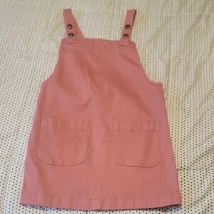 Wonder Nation Pink Kids Overall Dress